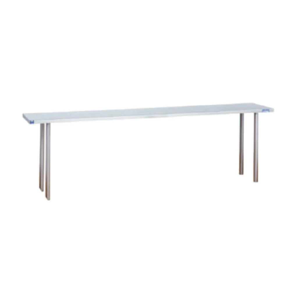 Duke 1056-14410-16 144 Inch Overshelf Table Mount 16 Gauge Stainless Steel