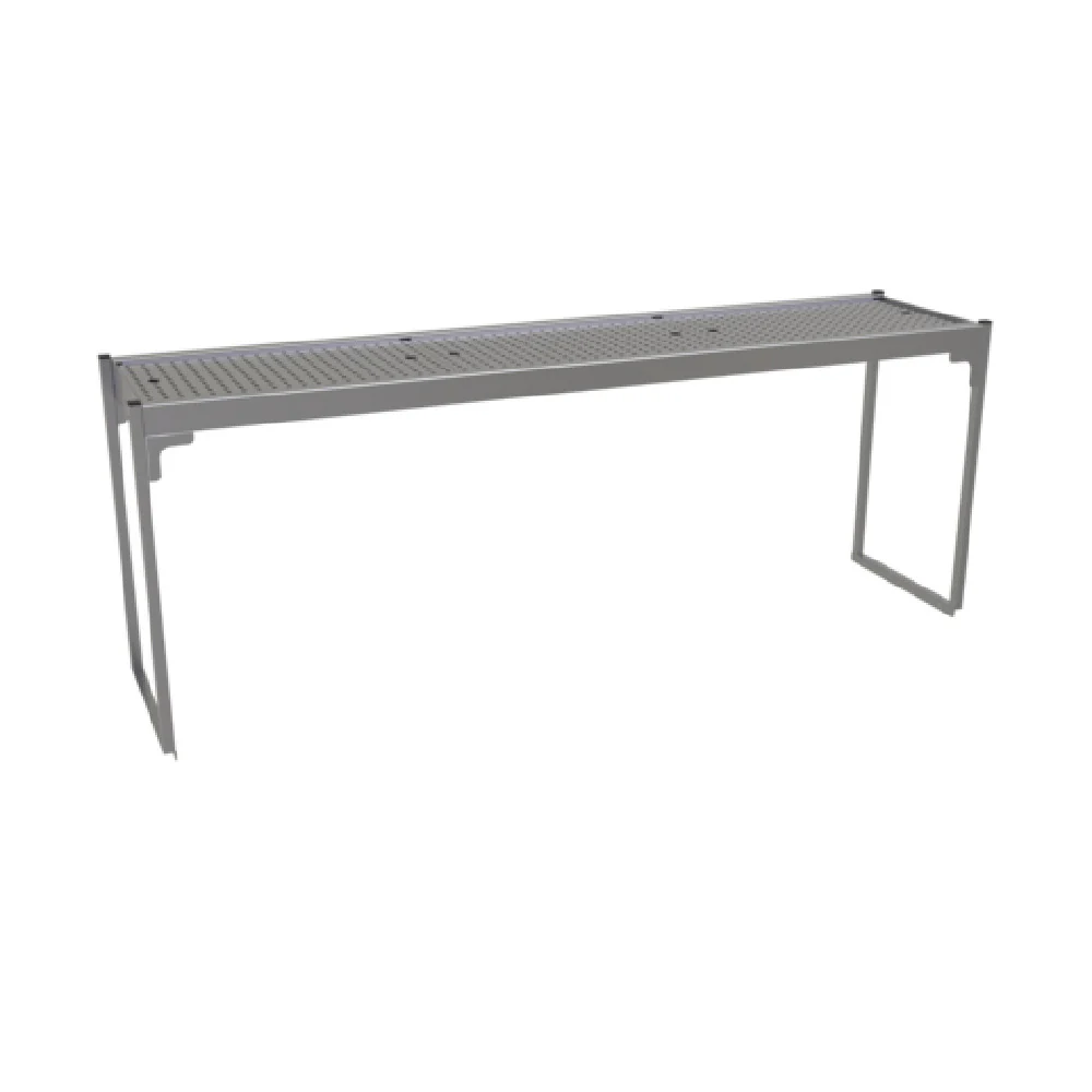 Glastender SOS/SS-66 66 Inch Single Overshelf Removable Perforated Inserts Stainless Steel Glastender SOS/SS-66 66 Inch Single Overshelf Removable Perforated Inserts Stainless Steel