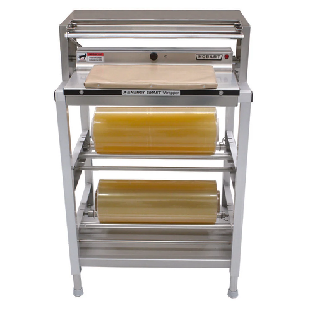 Hobart W32ES-1 25 Inch Energy Smart Stainless Steel Wrap Station with Heated Seal Plate