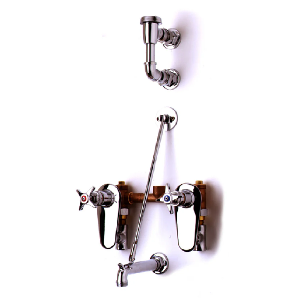 T&S Brass B-0695-ST Service Sink Fitting Concealed Bypass Mixing Valves On 8 T&S Brass B-0695-ST Service Sink Fitting Concealed Bypass Mixing Valves On 8