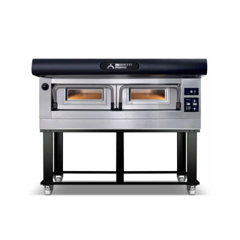 AMPTO P120E B1X 49 Inch Electric Pizza Oven with Stainless Steel Door AMPTO P120E B1X 49 Inch Electric Pizza Oven with Stainless Steel Door