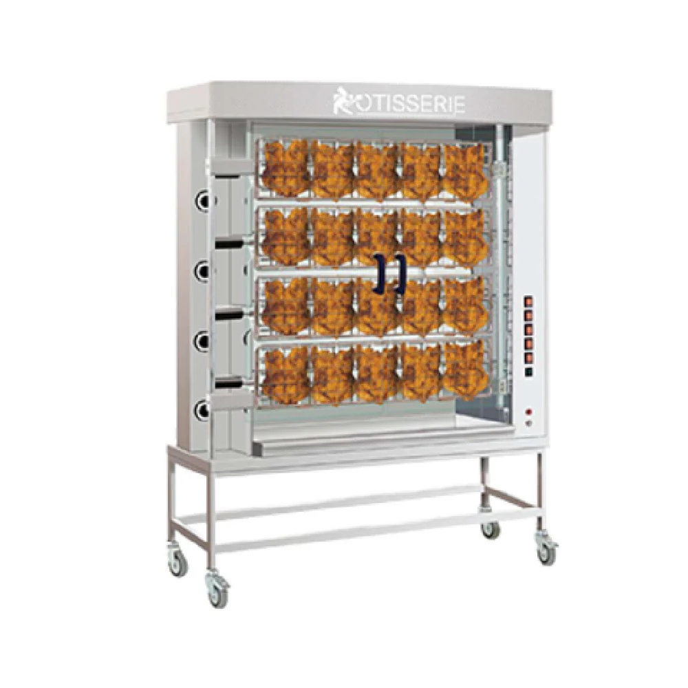 Rotisol FFS1425-4G-SS_NAT 56 Inch Gas Rotisserie Oven Stainless Steel with Spit Capacity 16 to 20 Chicken 60500 BTU Rotisol FFS1425-4G-SS_NAT 56 Inch Gas Rotisserie Oven Stainless Steel with Spit Capacity 16 to 20 Chicken 60500 BTU