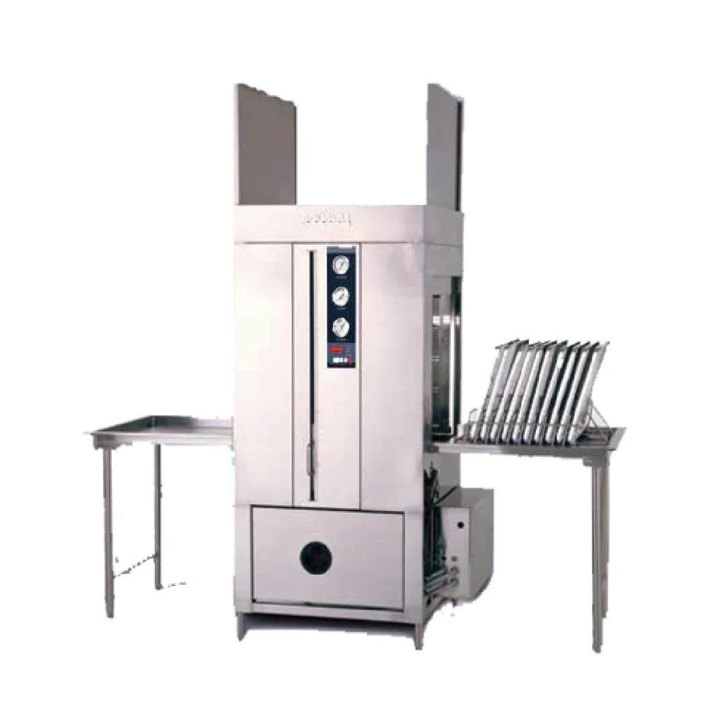 Champion PP-12-PT 46 Inch Pot and Pan Washer Single Rack Stainless Steel with Utensil Rack