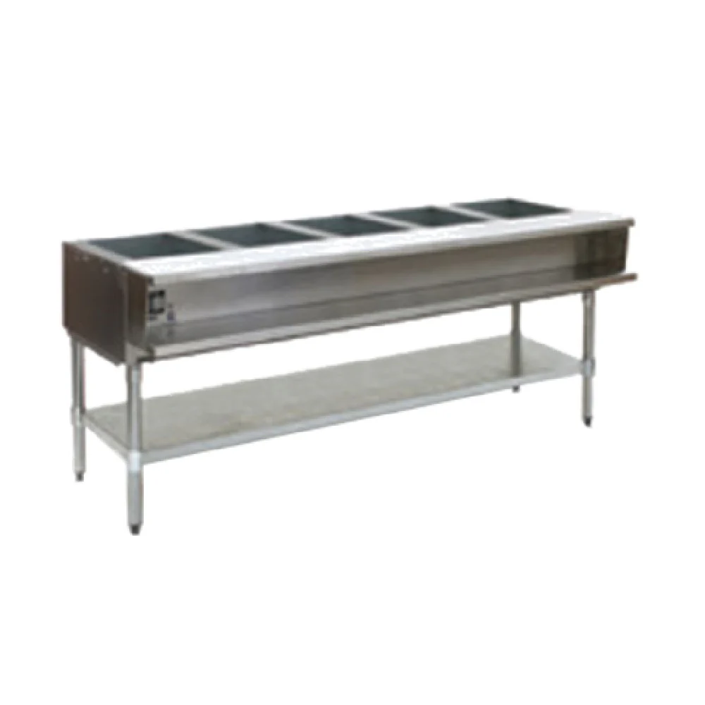 Eagle WT5-208 79 Inch Electric Water Bath Hot Food Table Stainless Steel with Low Water Cut-Off Eagle WT5-208 79 Inch Electric Water Bath Hot Food Table Stainless Steel with Low Water Cut-Off