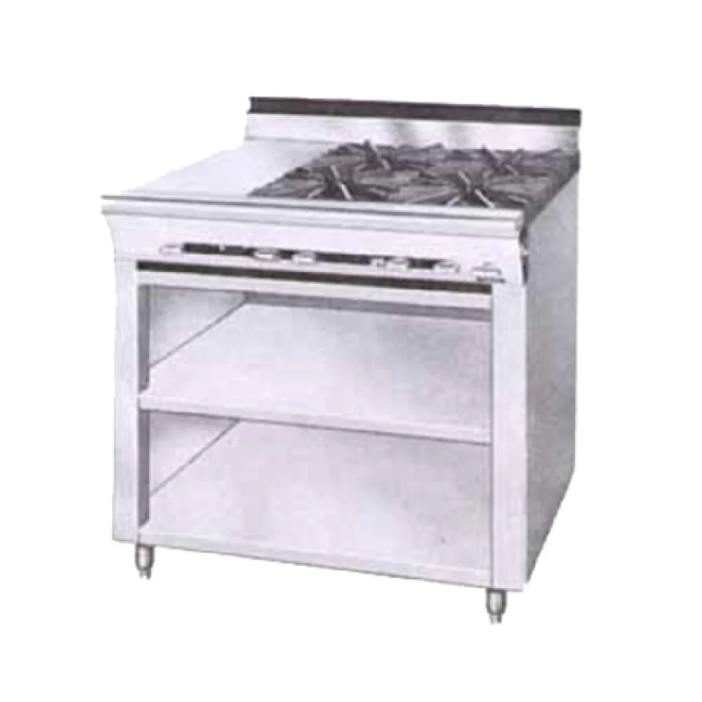 Montague Company 36-4E Gas 36 Inch Heavy Duty Range with Open Burners 140000 BTU Montague Company 36-4E Gas 36 Inch Heavy Duty Range with Open Burners 140000 BTU