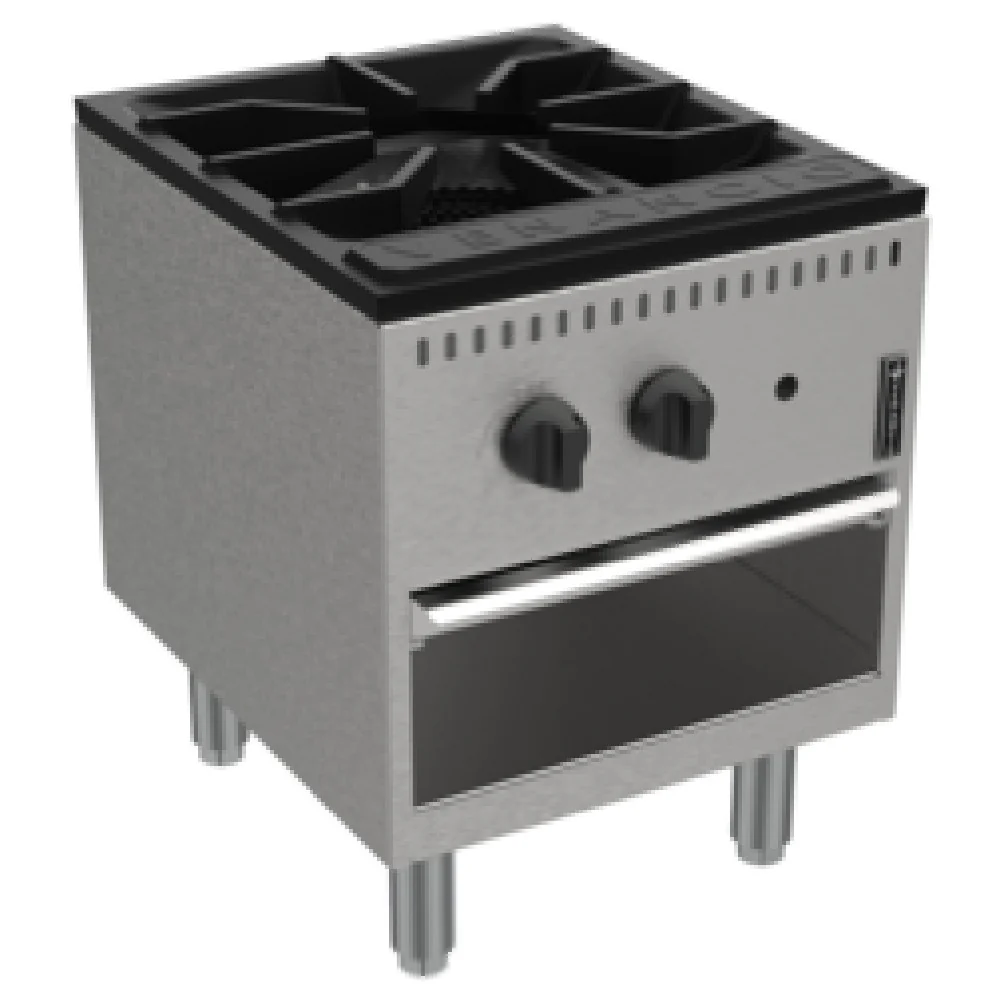 Venancio PSP181G-CB_NAT 18 Inch Gas Stock Pot 90,000 BTU with 3 Ring Burner Venancio PSP181G-CB_NAT 18 Inch Gas Stock Pot 90,000 BTU with 3 Ring Burner