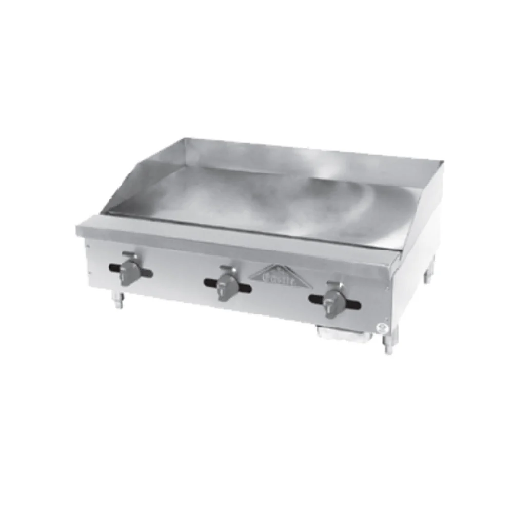 Comstock-Castle 3836MG 36 Inch Gas Griddle Countertop Stainless Steel 90,000 BTU Comstock-Castle 3836MG 36 Inch Gas Griddle Countertop Stainless Steel 90,000 BTU