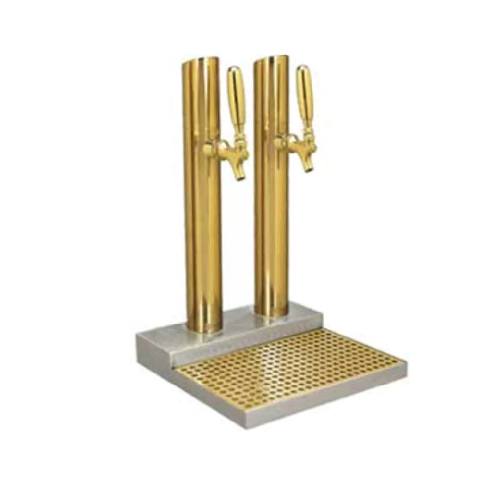 Micro Matic BS-SKY-2PVDKR-LR 12 Inch Glycol Cooled Draft Beer Station Countertop Stainless Steel Micro Matic BS-SKY-2PVDKR-LR 12 Inch Glycol Cooled Draft Beer Station Countertop Stainless Steel