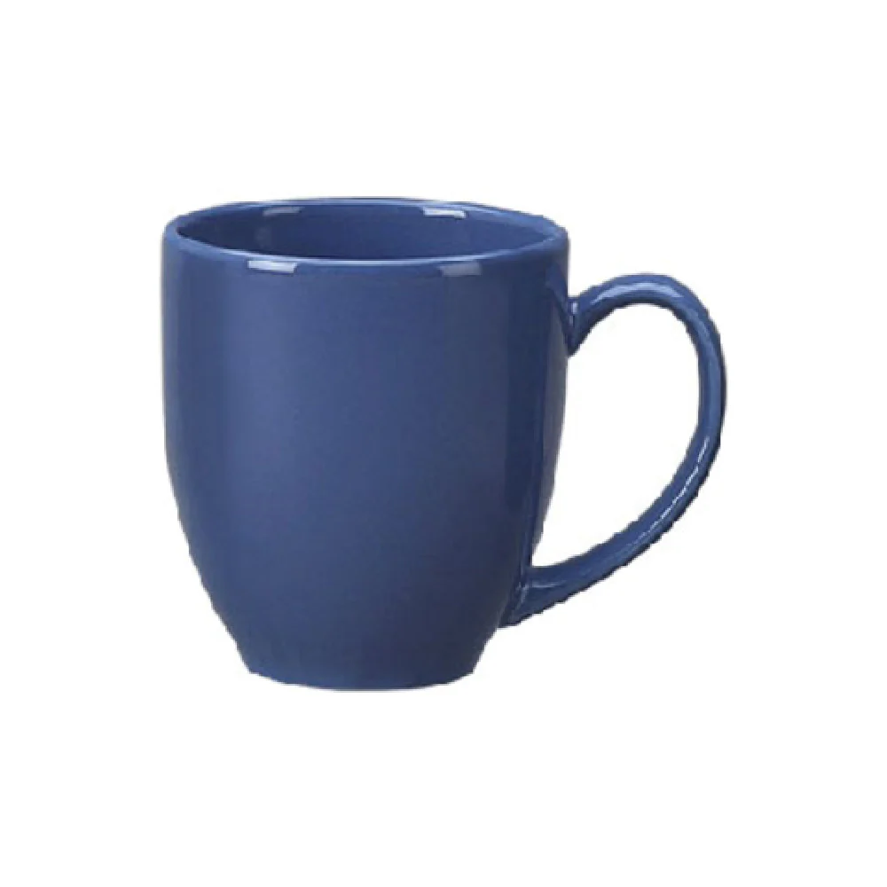 International Tableware 81376-06 14 Oz Bistro Cup Ceramic with Handle Light Blue