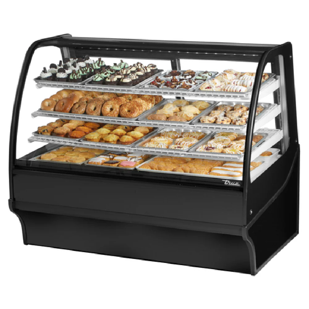 True Refrigeration TDM-DC-59-GE/GE-B-W 59-1/4 Inch Dry Display Merchandiser