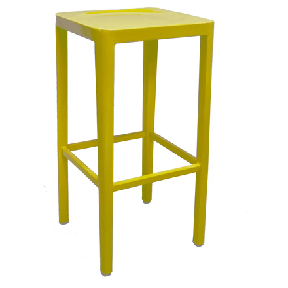 emuamericas, llc AB1206RAL 15 Inch Bar Stool Aluminum Backless Outdoor Indoor