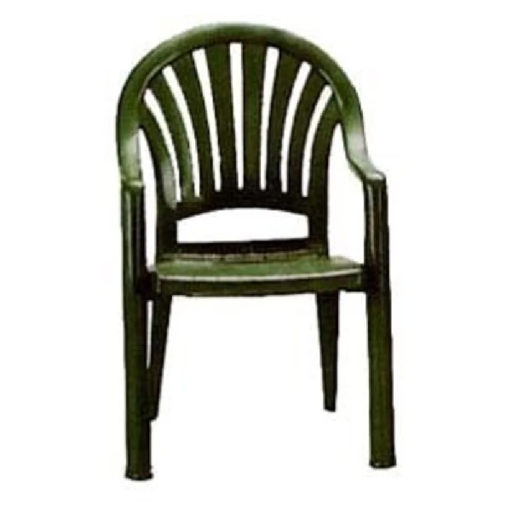 Grosfillex US092078 23 Inch Pacific Fanback Stacking Armchair Outdoor Resin