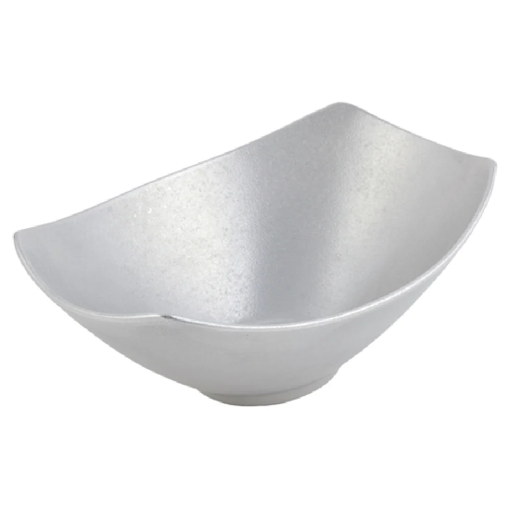 Bon Chef 2513 64 Oz. Gondola Bowl with Pewter-Glo Aluminum Finish