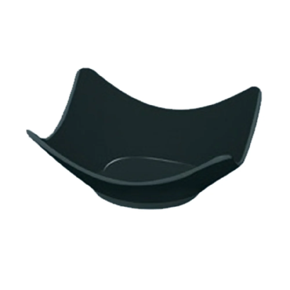 Yanco RM-506BK 12 Oz Black Square Salad Bowl Melamine Dishwasher Safe Yanco RM-506BK 12 Oz Black Square Salad Bowl Melamine Dishwasher Safe