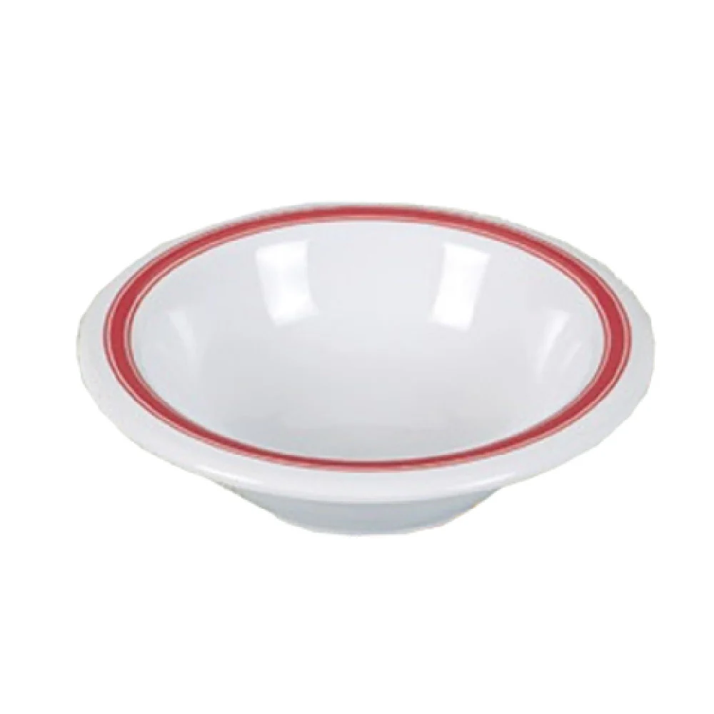 Yanco HS-5044 5 Oz Round Salad Bowl White Melamine Dishwasher Safe 4-3/4 Inch