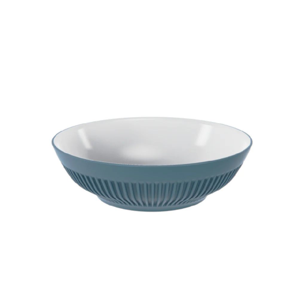 BauscherHepp TBL50015 10 Inch Bowl Steel Melamine with Steel Look