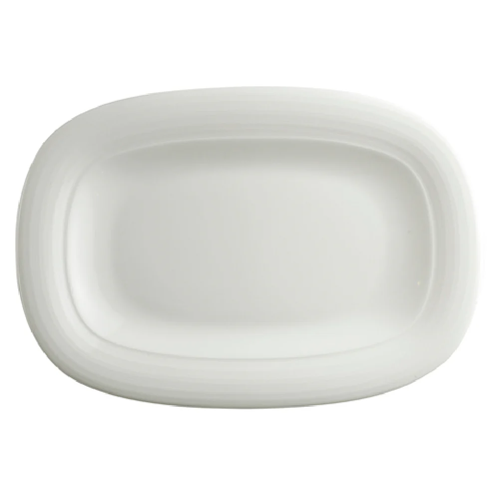 Steelite 62117ST0910 10 Inch Platter Embossed Racetrack Oval Maxadura Porcelain