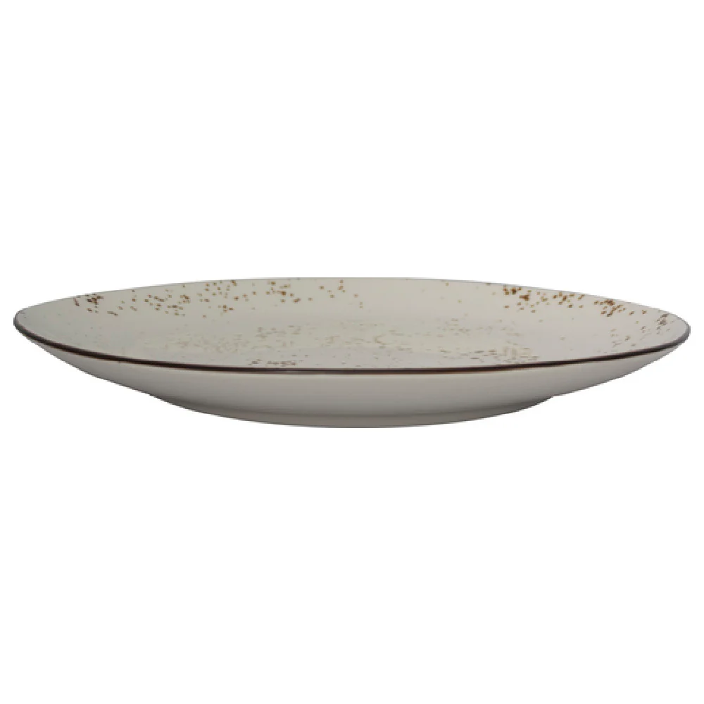 International Tableware SH-22-CR 8-1/8 Inch Round Plate Crème with Dark Brown Trim and Speckles International Tableware SH-22-CR 8-1/8 Inch Round Plate Crème with Dark Brown Trim and Speckles