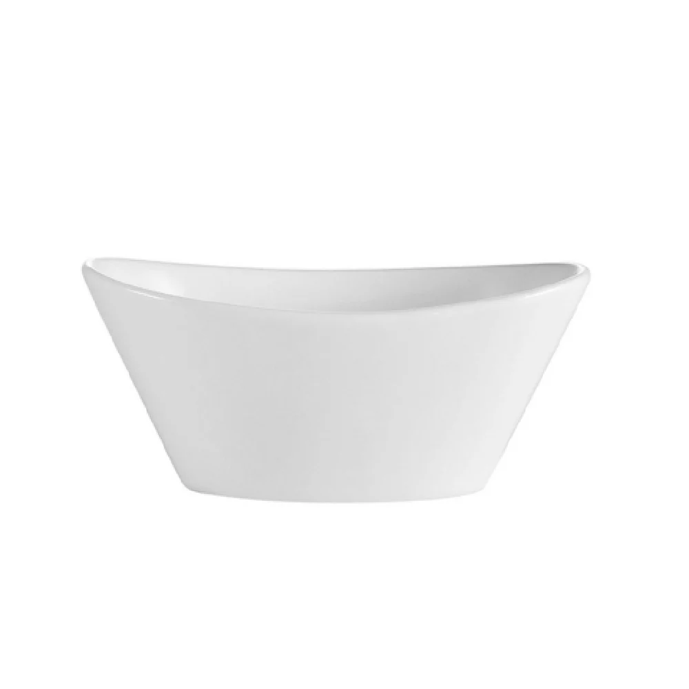 CAC China F-OV6 6-1/2 Oz Fruit Bowl Oval Porcelain Dishwasher Safe Packs/Bundles/Cases