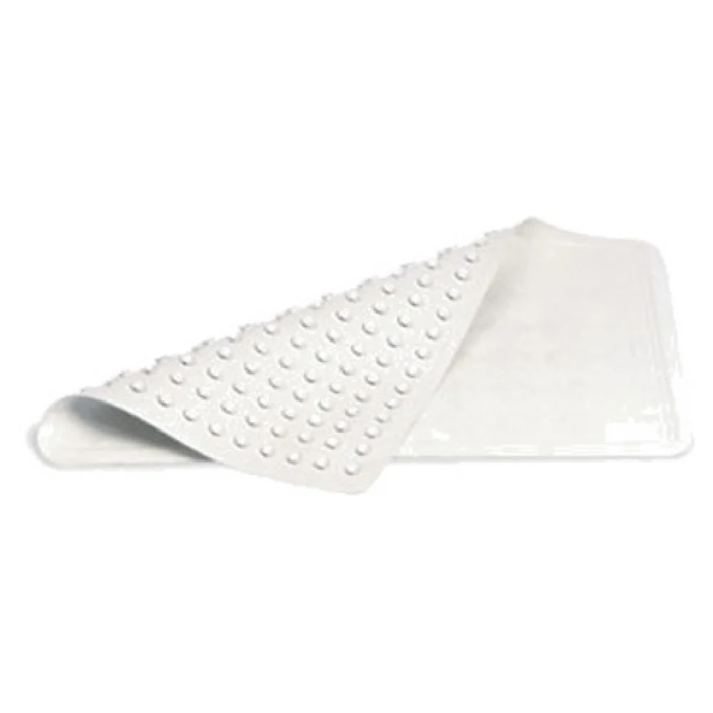 Rubbermaid Commercial Products 1982724 22-1/2 Inch Bath Mat Suction-backed White