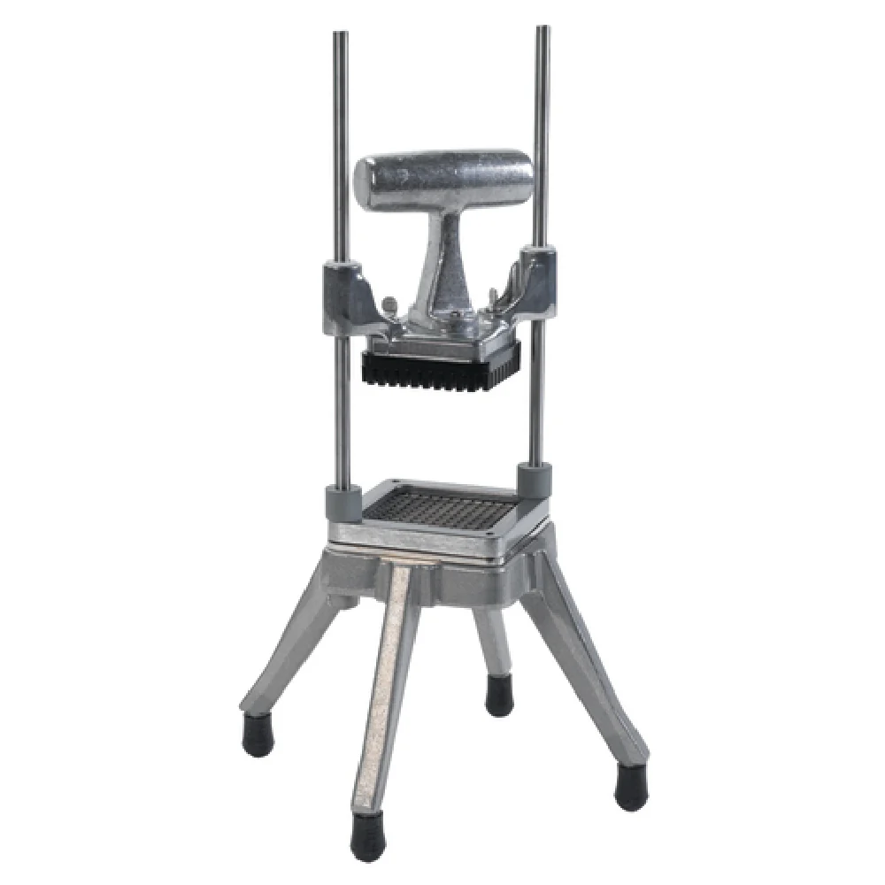 Global Solutions by Nemco GS4150-B 3/8 Inch Vegetable Dicer Aluminum Body with Push Down Handle and Non Skid Feet Global Solutions by Nemco GS4150-B 3/8 Inch Vegetable Dicer Aluminum Body with Push Down Handle and Non Skid Feet