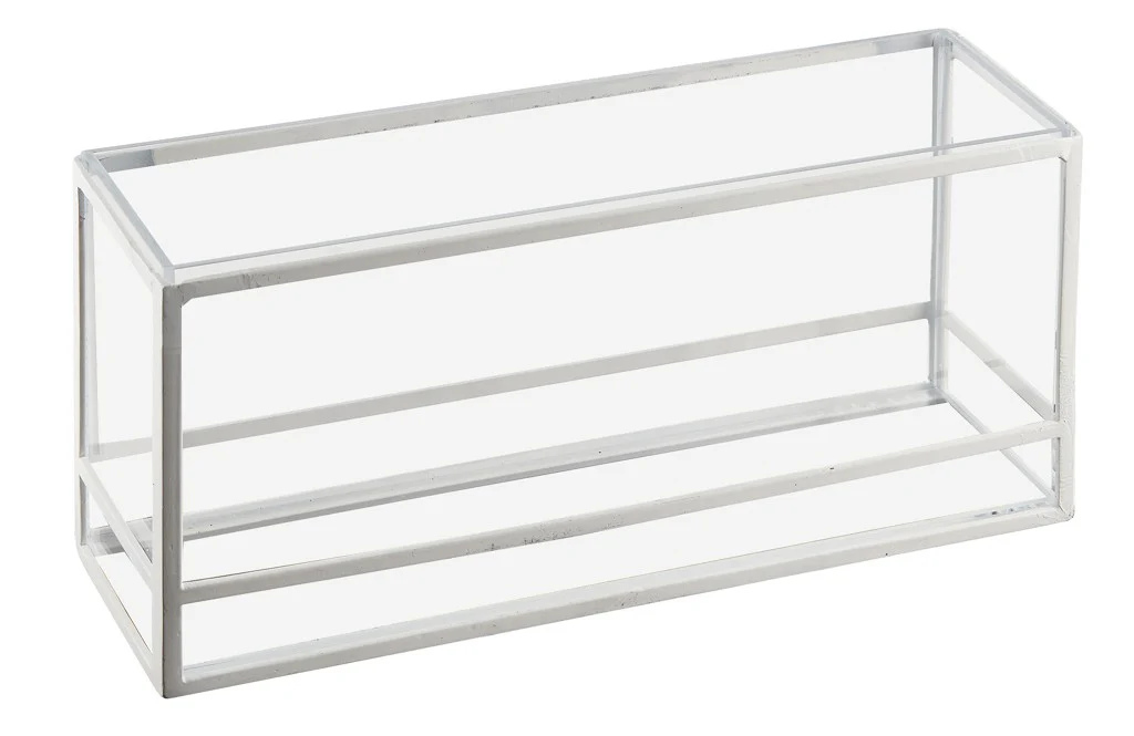 Cal Mil 22078-15 15 Inch Non-Refrigerated Countertop Display Riser Plastic Steel White Cal Mil 22078-15 15 Inch Non-Refrigerated Countertop Display Riser Plastic Steel White