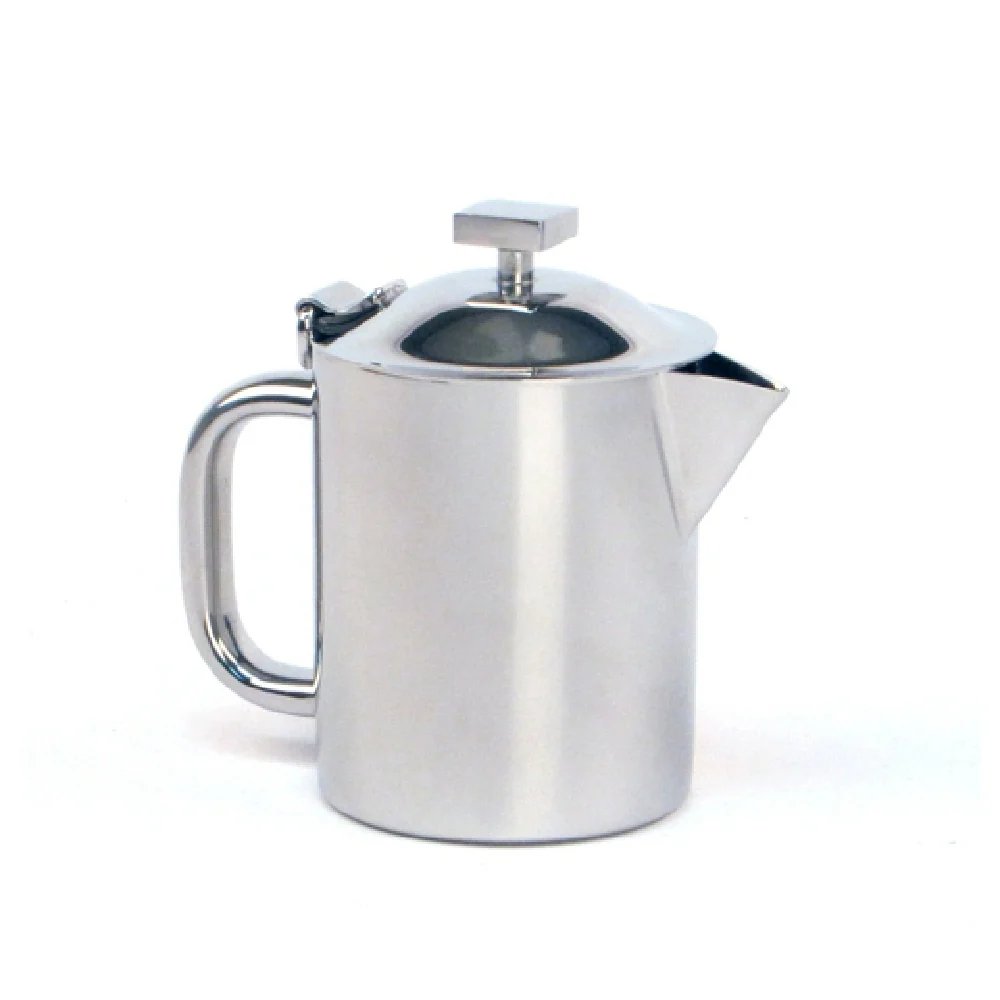 Steelite DW7114QSS 14 Oz with Lid Coffee Pot Stainless Steel - Metal Steelite DW7114QSS 14 Oz with Lid Coffee Pot Stainless Steel - Metal