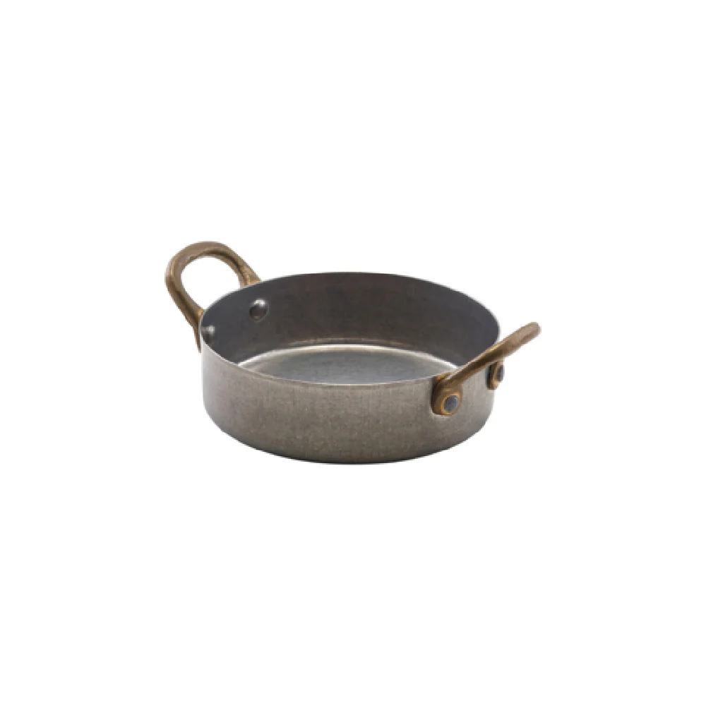 Steelite GWSCD12V 14-7/8 Oz Vintage Mini Casserole Dish Stainless Steel