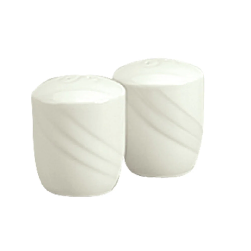 Libbey 9184020 2-1/4 Inch Pepper Shaker Donna Pattern Porcelain