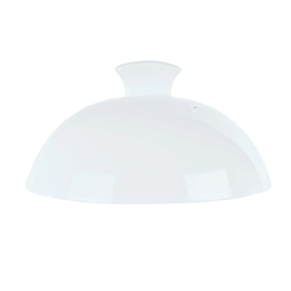 Libbey 911194899 5-1/4 Inch Casserole Cover Porcelain with Flat Dry Foot