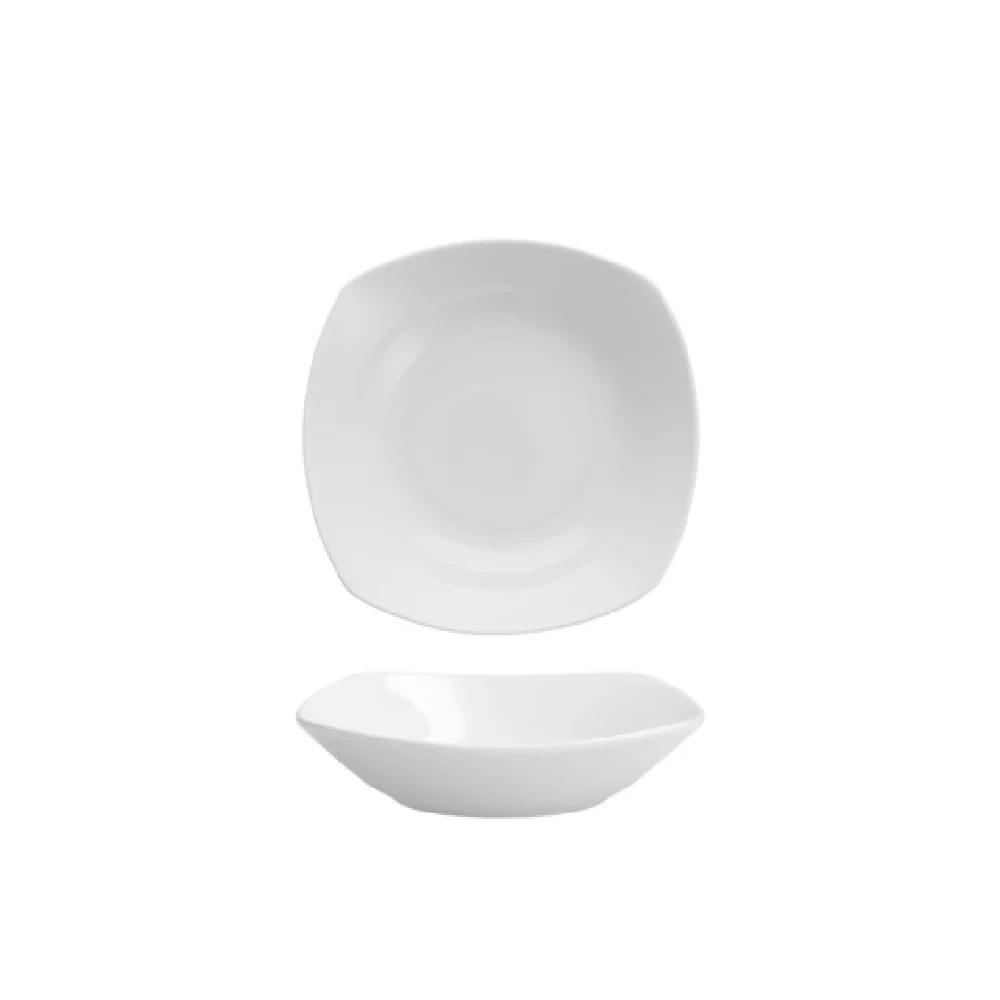 Fortessa 6500.F0000.121 7.5 Inch Voro Bowl 11oz Square White Bone China Fortessa 6500.F0000.121 7.5 Inch Voro Bowl 11oz Square White Bone China