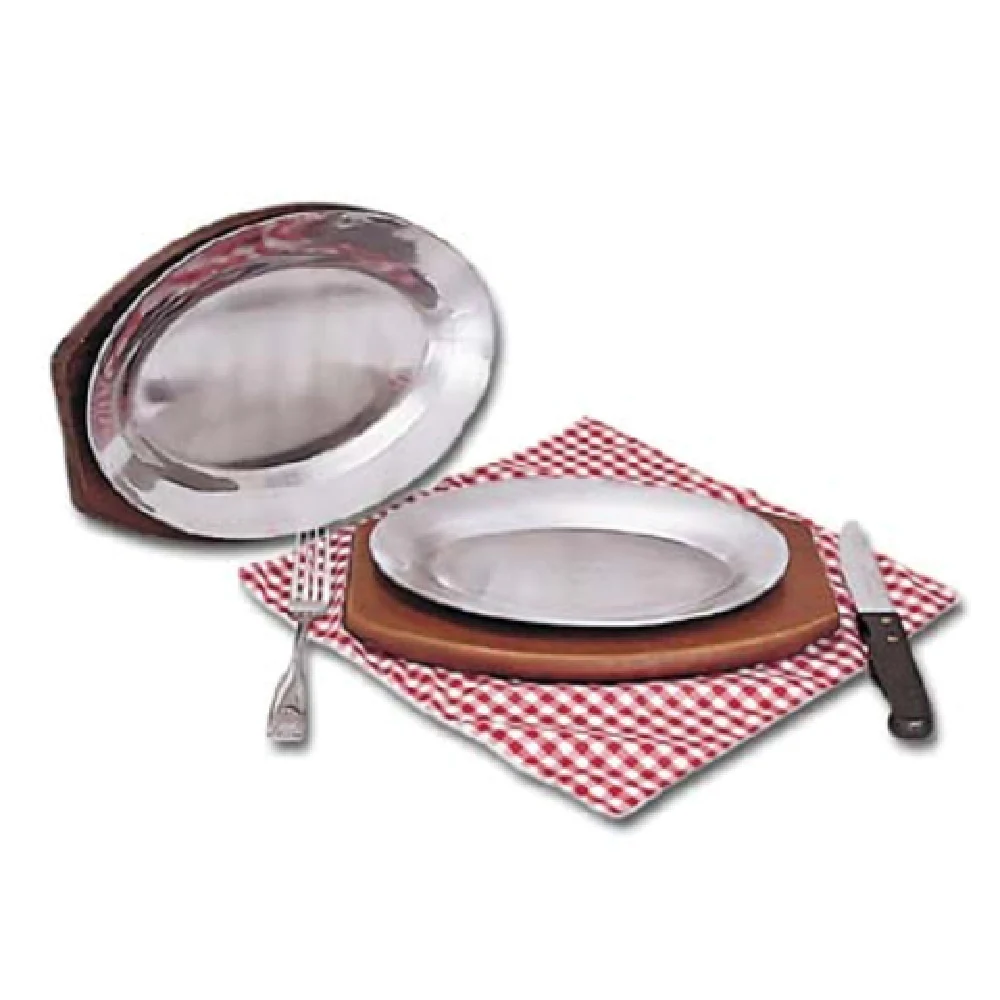 Admiral Craft WU-11 12-1/2 Inch x 9 Inch Sizzle Steak Platter Underliner Wood Admiral Craft WU-11 12-1/2 Inch x 9 Inch Sizzle Steak Platter Underliner Wood