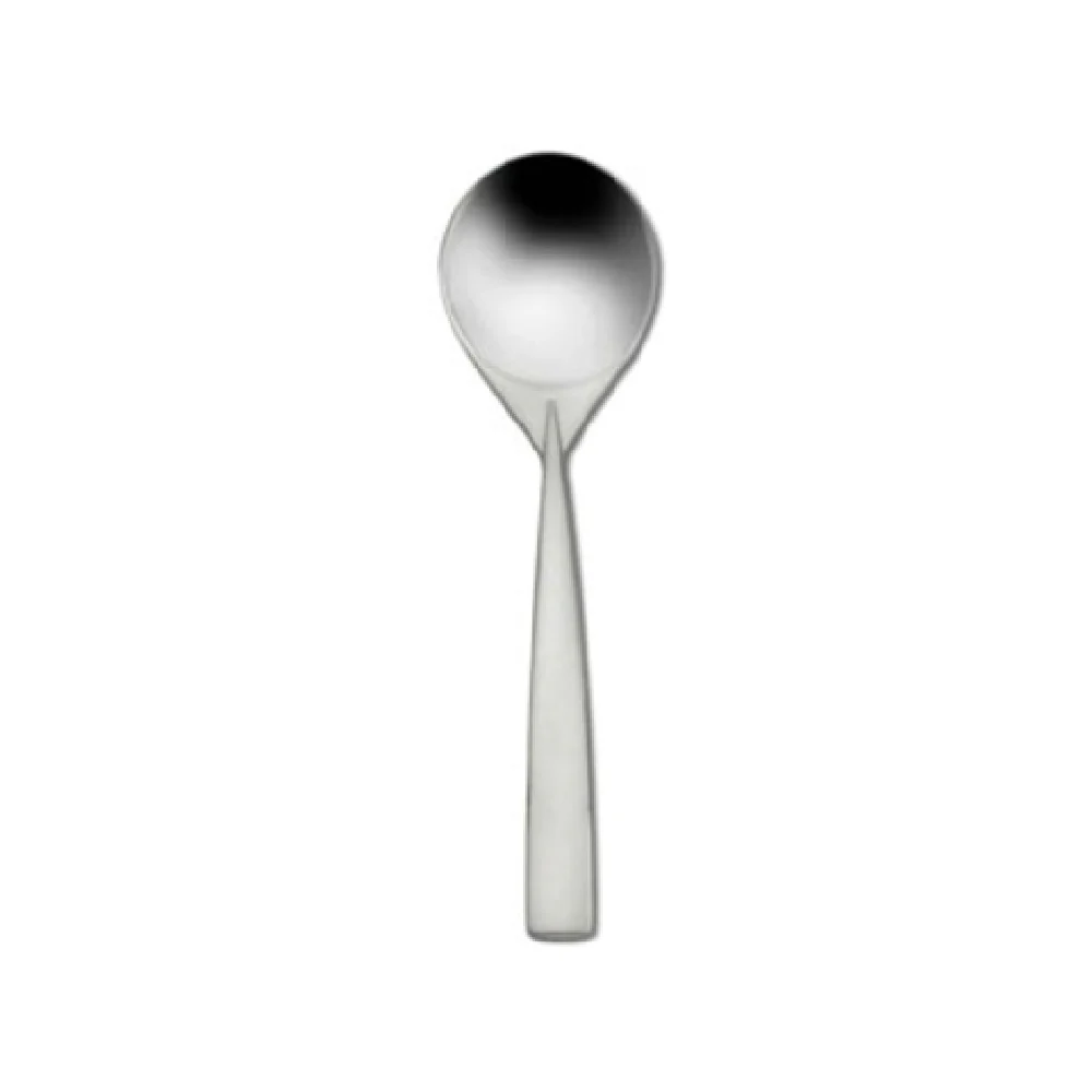 1880 Hospitality 2972SBLF 6 Inch Bouillon Spoon Bead Blasted Handle Satin Finish