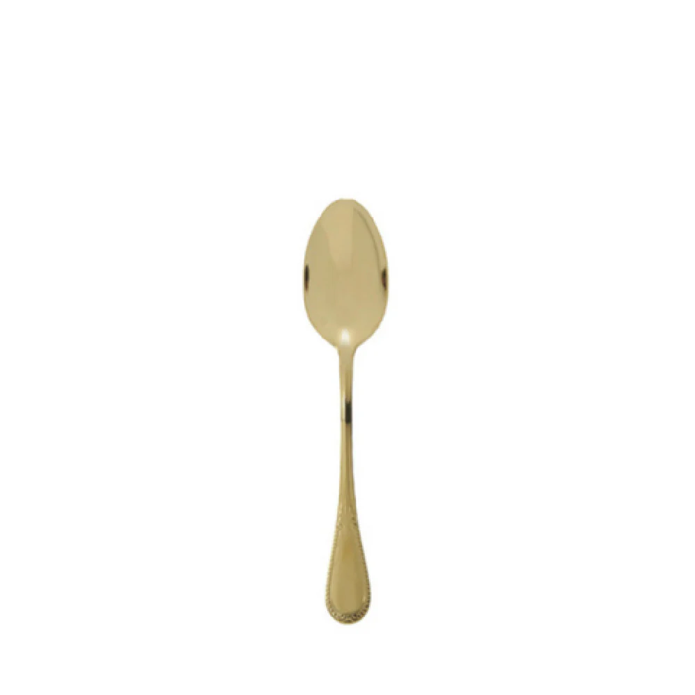 Fortessa 1.9.210.00.021 5.5 Inch Gold Savoy Coffee and Tea Spoon Stainless Steel