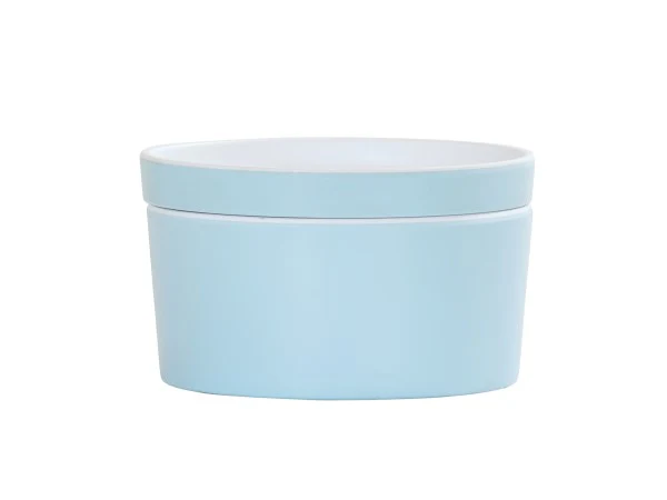 Cal-Mil 24127-5-127 5 Inch Diameter Round Bento Box with Dishwasher Safe Melamine Ocean Blue Cal-Mil 24127-5-127 5 Inch Diameter Round Bento Box with Dishwasher Safe Melamine Ocean Blue