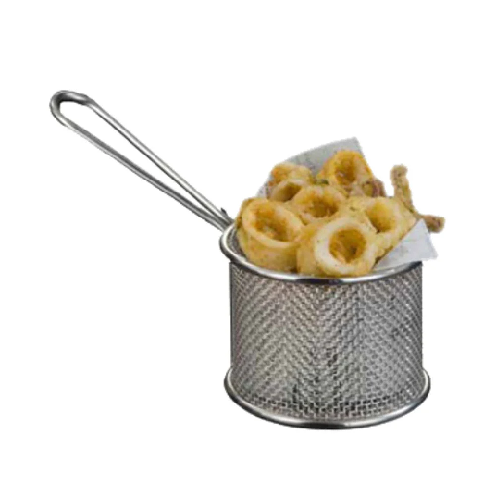 American Metalcraft FRYR375 3-1/2 Inch Diameter Fry Basket with Fine Mesh Stainless Steel