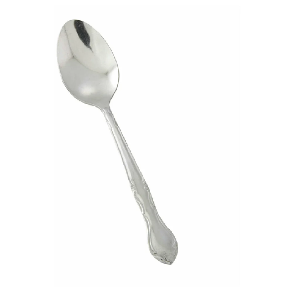 Winco 0004-03 7-1/4 Inch Dinner Spoon Heavyweight Vibro Finish Stainless Steel