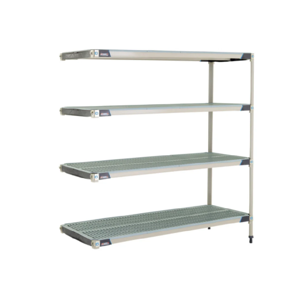 Metro AX566GX3 60 Inch Add-On Shelving Unit Rust Proof Polymer 750 lb