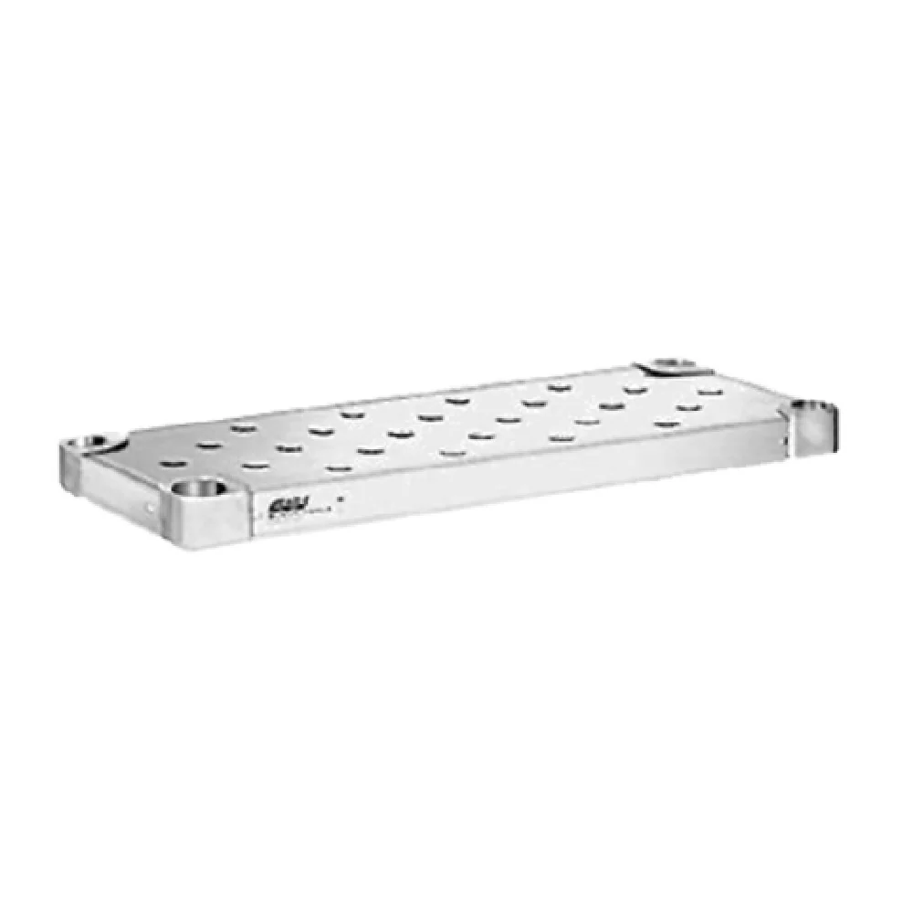 Eagle HDS2442SE 42 Inch Quik-Set Solid Shelf Embossed Stainless Steel with Marine Edge