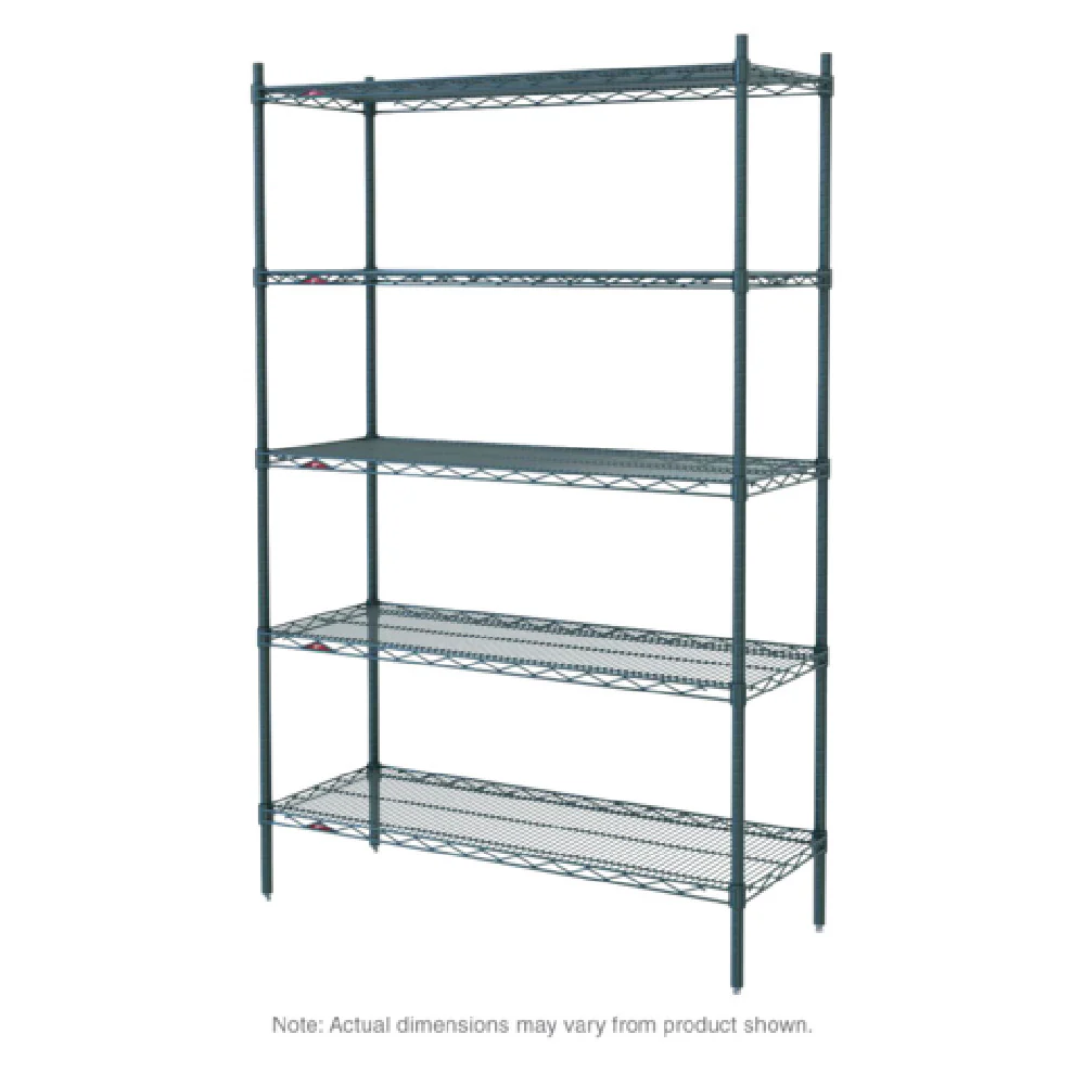 Metro 5N517K3 24 Inch Shelving Unit with 5 Wire Shelves Epoxy Coated Steel Metro 5N517K3 24 Inch Shelving Unit with 5 Wire Shelves Epoxy Coated Steel