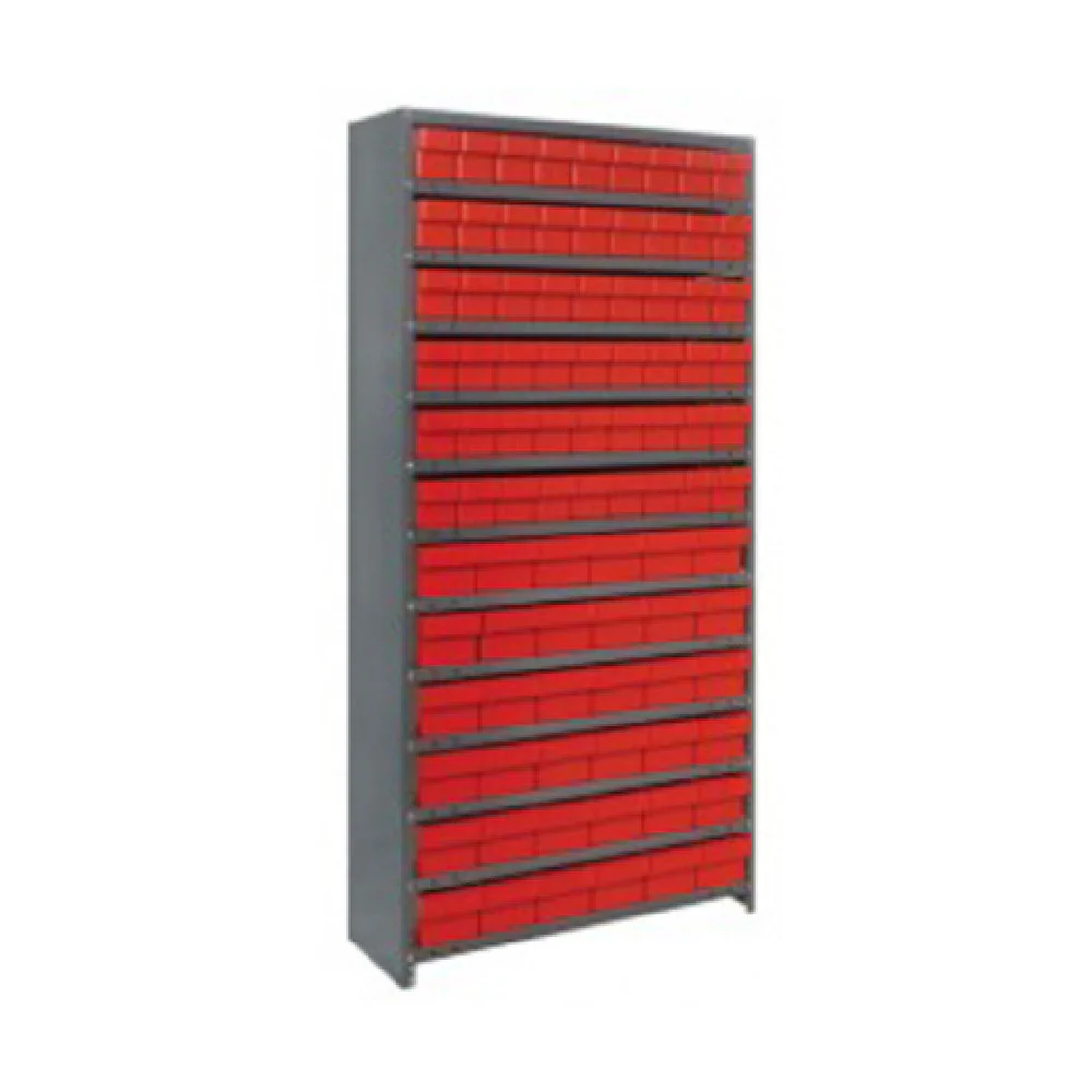 Quantum CL1875-624_RED Shelving Unit Closed 18