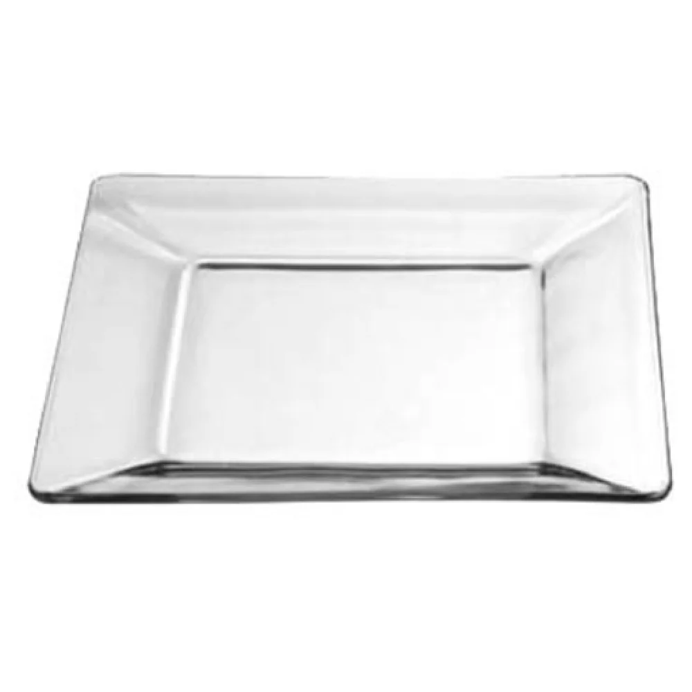 Libbey 1794708 10-1/4 Inch Square Dinner Plate Glass with Contemporary Design Libbey 1794708 10-1/4 Inch Square Dinner Plate Glass with Contemporary Design