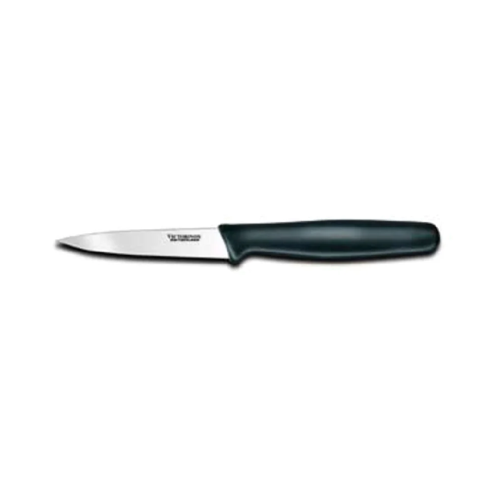 Victorinox 5.3003.S-X3 3-1/4 Inch Blade Black Polypropylene Paring Knife Victorinox 5.3003.S-X3 3-1/4 Inch Blade Black Polypropylene Paring Knife