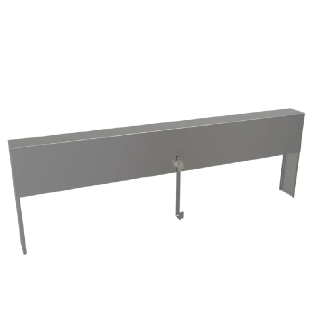 Glastender SSRC-41 41 Inch Speed Rail Locking Cover Stainless Steel with Lock