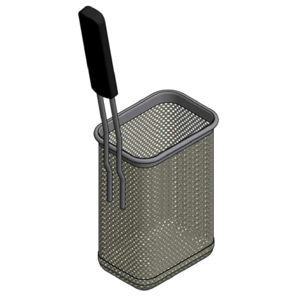 Arcobaleno Pasta Equipment APCB6 4 Inch Stainless Steel Pasta Cooker Basket with Industrial Handle Arcobaleno Pasta Equipment APCB6 4 Inch Stainless Steel Pasta Cooker Basket with Industrial Handle