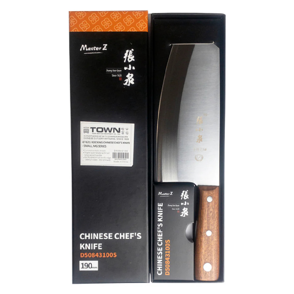 Town 47421 7-1/2 Inch x 3 Inch Forged Chef Knife with Corrosion Resistant Steel Town 47421 7-1/2 Inch x 3 Inch Forged Chef Knife with Corrosion Resistant Steel