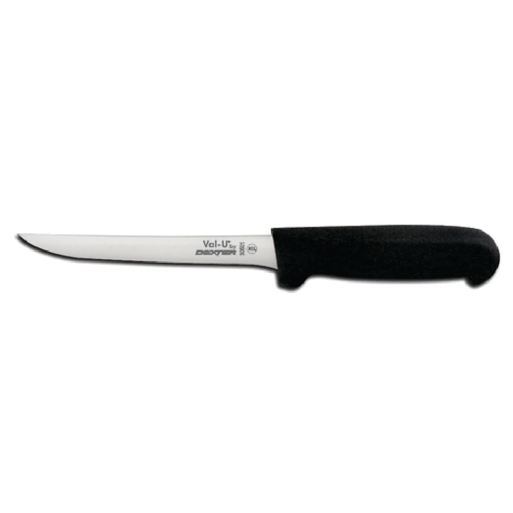 Dexter Russell 30501 6-Inch Blade Boning Knife High Carbon Steel Stamped Black Handle