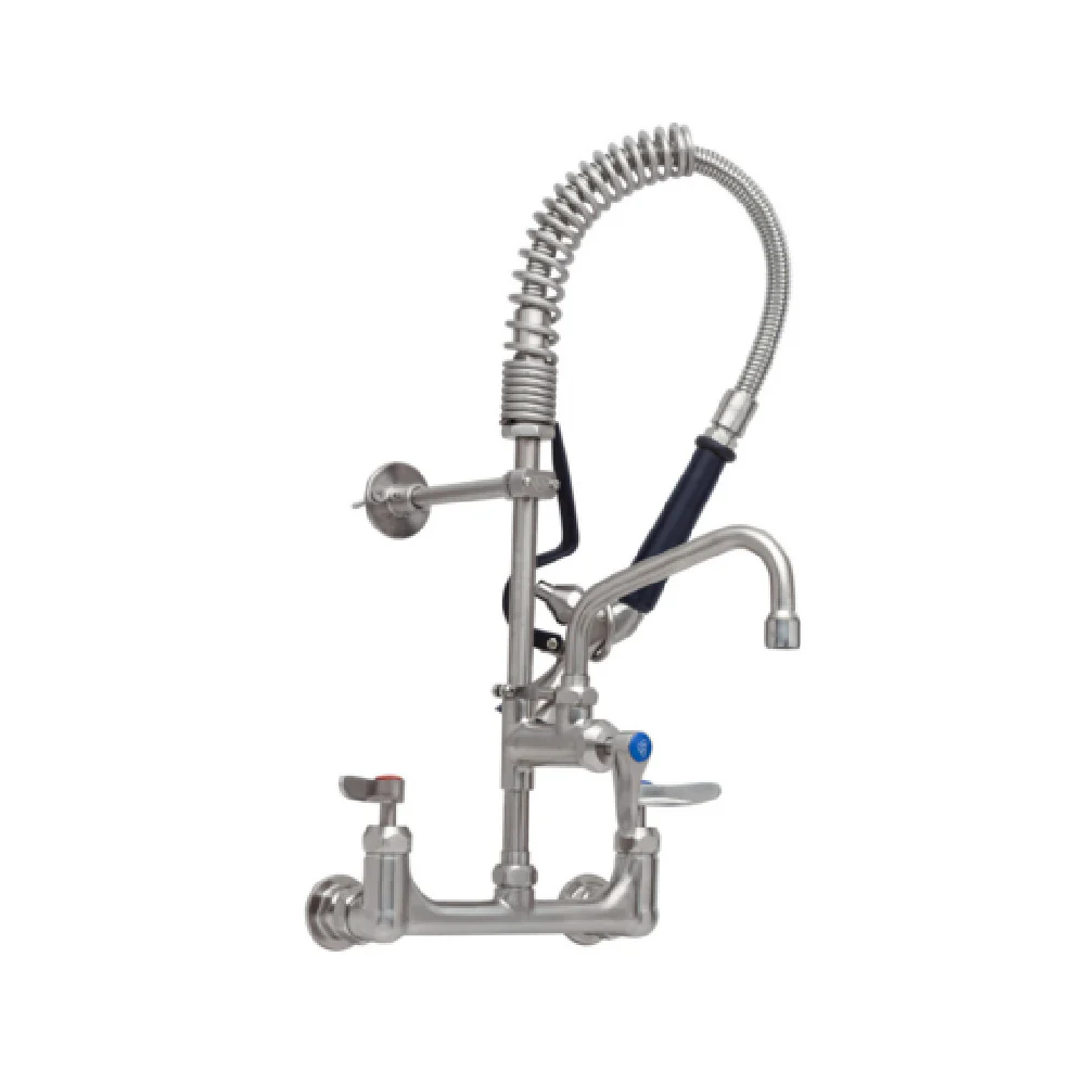 T&S Brass SMPF-8WLN-06-CR 12.62 Inch Mini Pre-Rinse Faucet Assembly with Add-on