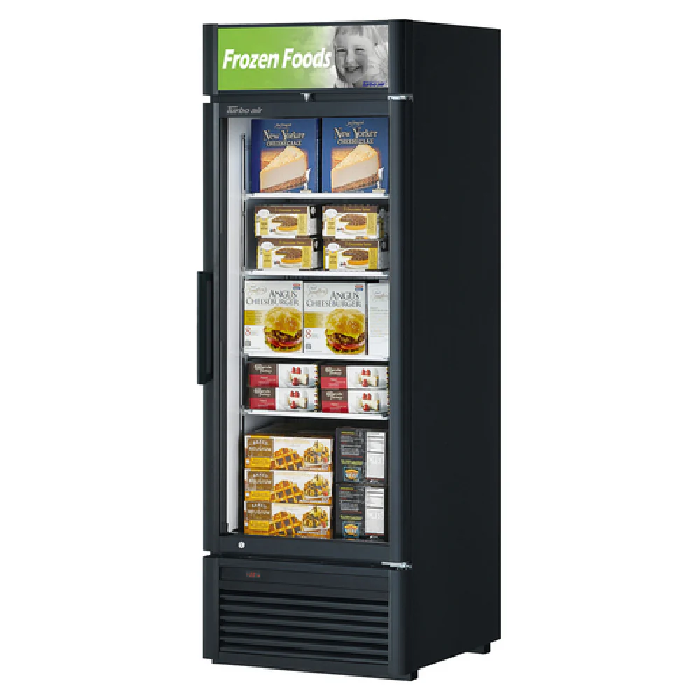 Turbo Air TGF-23SD-N_WH 27 Inch Super Deluxe Glass Merchandiser Freezer 17.99 cu.ft.
