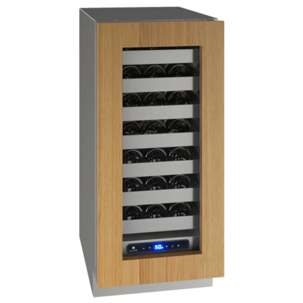 U-Line Corporation UHWC515-IG01A 15 Inch Wine Cellar Cabinet with Reversible Glass Door